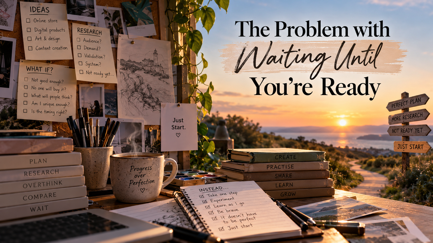 The Problem With Waiting Until You’re Ready.